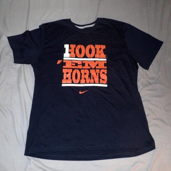 Nike Hook 'Em Horns Graphic T Shirt - Picture 1 of 3